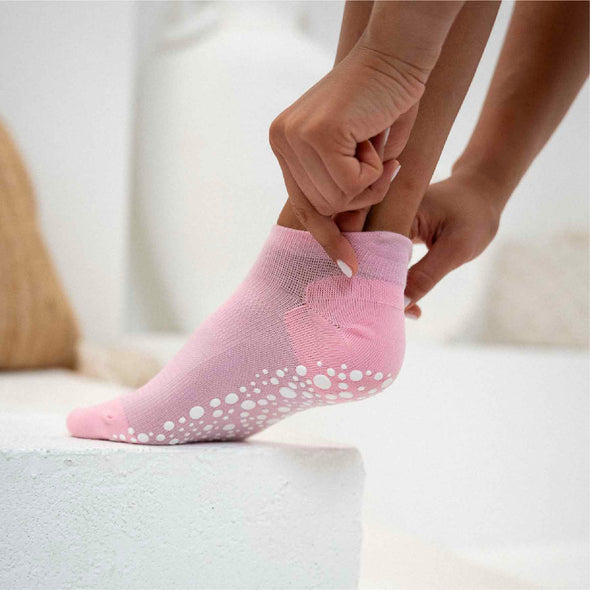 Pink Australian Merino Wool Grip Socks – Swanky Socks