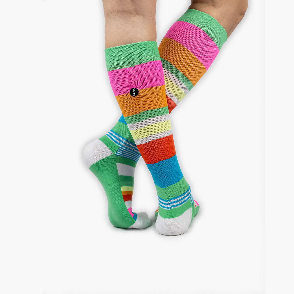 Multi Stripes Gym Socks - SwankySocks
