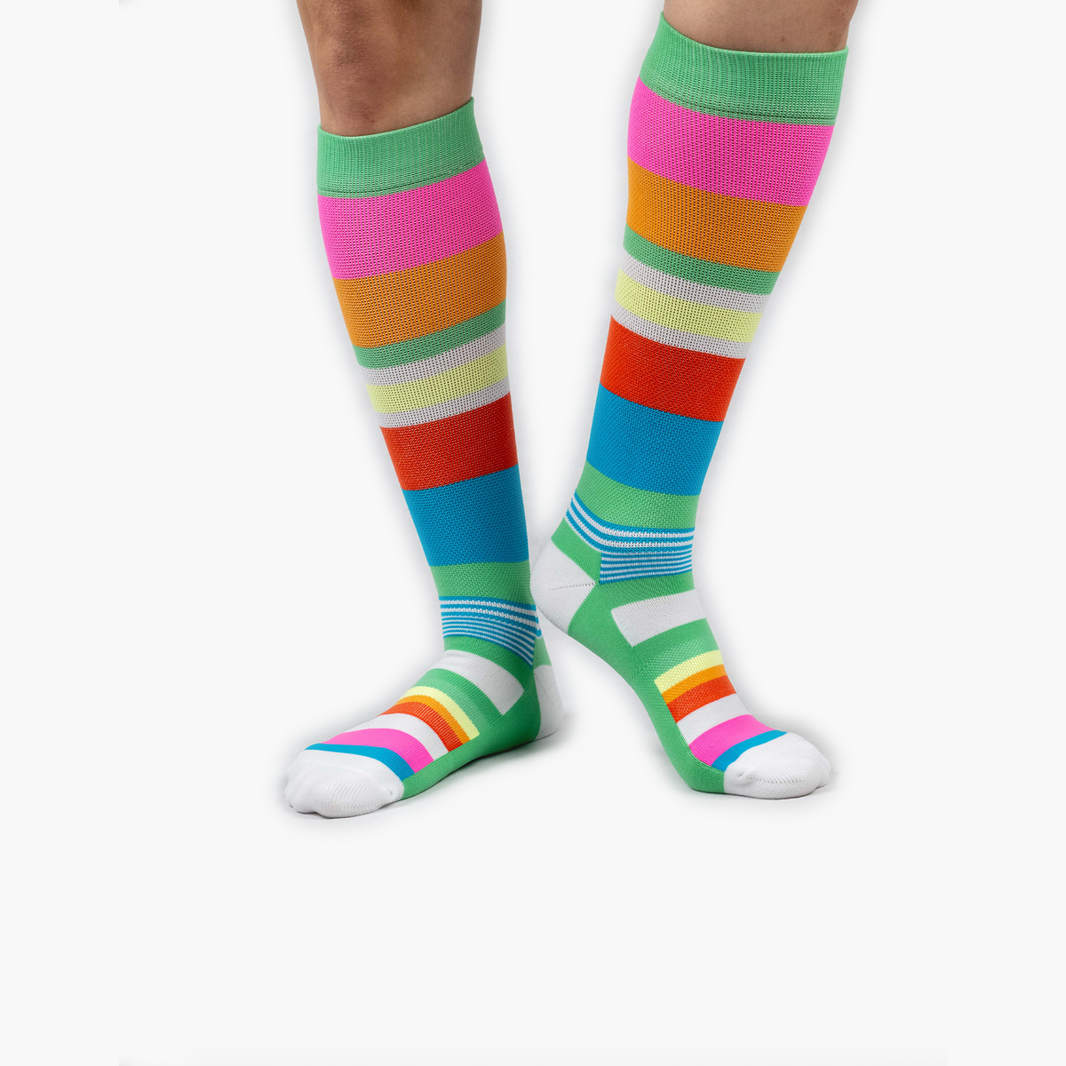 Multi Stripes Compression Gym  Socks