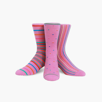 Colourful 3 Pack Cosmopolitan Merino Wool Swanky Socks
