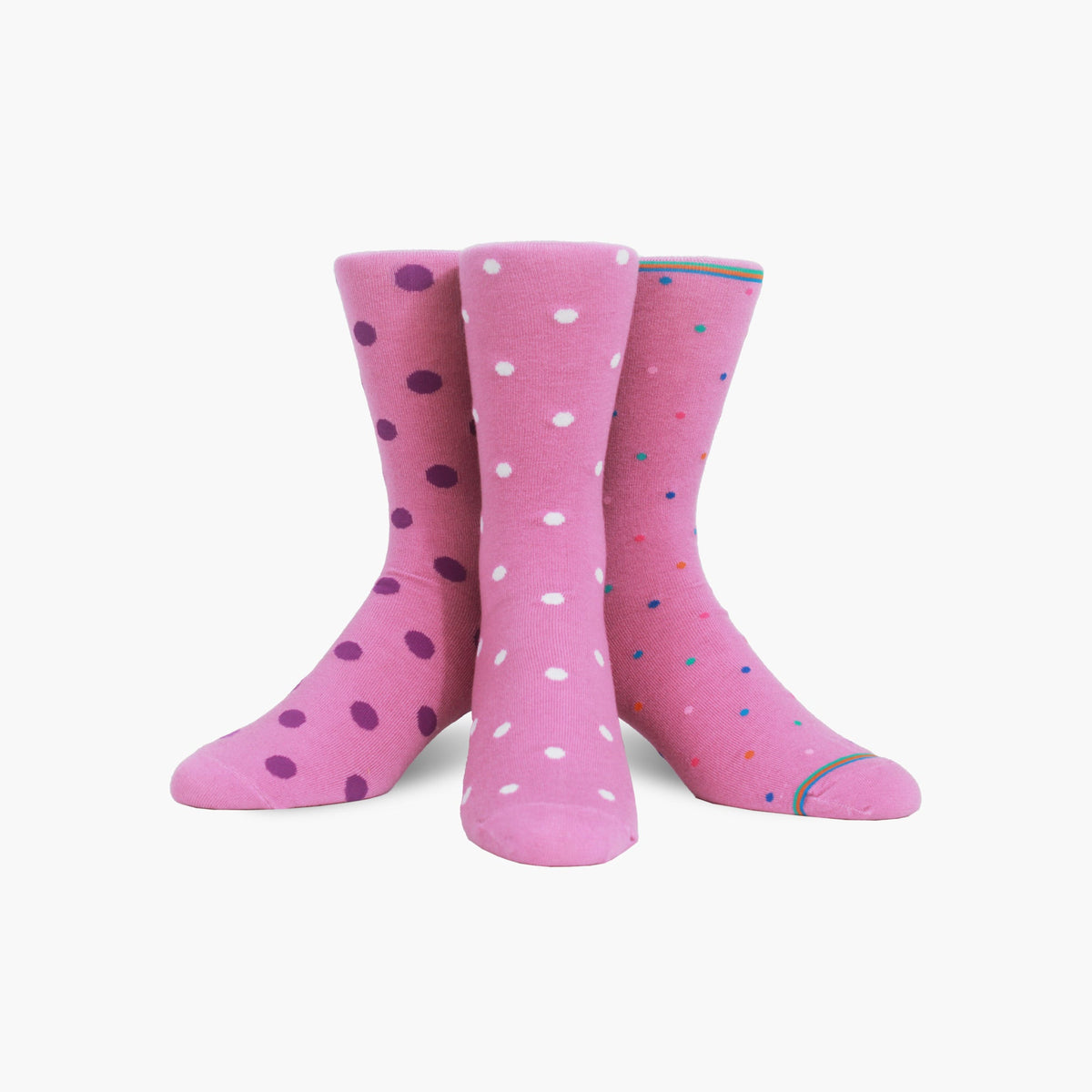 Polka Dot 3 Pack Cosmopolitan Merino Wool Swanky Socks