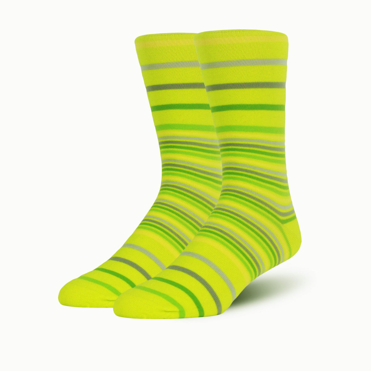 Colourful Stripe Citron Merino Wool Socks™