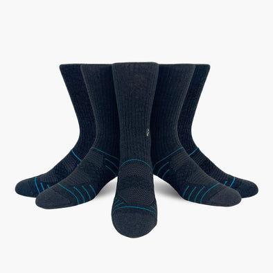 Charcoal Merino Wool Sports Swanky Socks