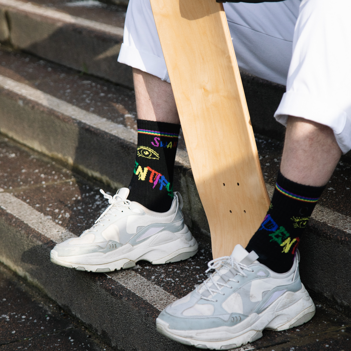 I Identify (Pride) Merino Wool Sports Socks